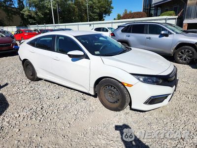 Czwarte zdjęcie samochodu z boku: 2019 HONDA CIVIC LX VIN:2HGFC2F61KH592243 - miniatura