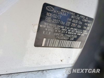 Zdjęcie 12 z 12 samochodu: 2017 HYUNDAI SONATA HYBRID LIMITED VIN:KMHE34L33HA075285 - miniatura