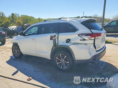 Drugie zdjęcie samochodu z przodu: 2017 TOYOTA HIGHLANDER XLE VIN:5TDKZRFH1HS512181 - miniatura
