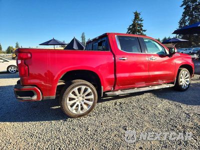 Trzecie zdjęcie samochodu z tyłu: 2020 CHEVROLET SILVERADO K1500 HIGH COUNTRY VIN:1GCUYHEL9LZ285177 - miniatura