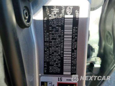 Zdjęcie 12 z 12 samochodu: 2018 TOYOTA CAMRY LE VIN:4T1B11HK6JU131649 - miniatura