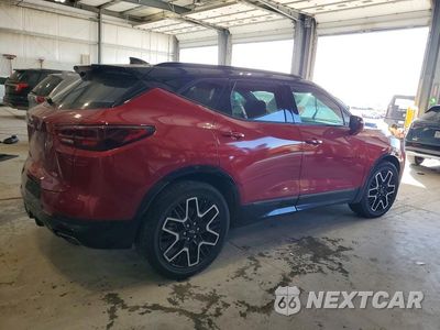 Trzecie zdjęcie samochodu z tyłu: 2023 CHEVROLET BLAZER RS VIN:3GNKBKRS6PS233572 - miniatura