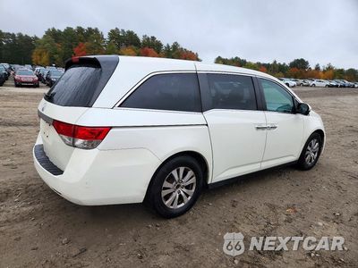 Trzecie zdjęcie samochodu z tyłu: 2016 HONDA ODYSSEY EXL VIN:5FNRL5H64GB105110 - miniatura