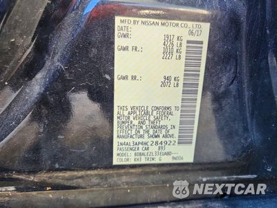 Zdjęcie 12 z 12 samochodu: 2017 NISSAN ALTIMA 2.5 S VIN:1N4AL3AP4HC284922 - miniatura