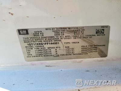 Zdjęcie 12 z 12 samochodu: 2015 GMC SIERRA C2500 HEAVY DUTY VIN:1GT11XEG1FF144081 - miniatura