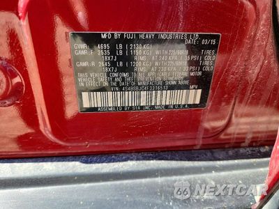 Zdjęcie 12 z 12 samochodu: 2015 SUBARU OUTBACK 2.5I LIMITED VIN:4S4BSBJC4F3316513 - miniatura