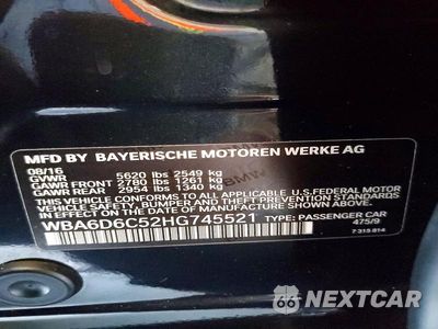 Zdjęcie 12 z 12 samochodu: 2017 BMW ALPINA B6 VIN:WBA6D6C52HG745521 - miniatura