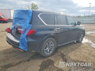 Trzecie zdjęcie samochodu z tyłu: 2019 INFINITI QX80 LUXE VIN:JN8AZ2NE9K9237390 - miniatura