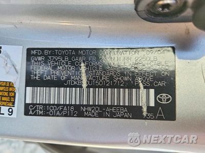 Zdjęcie 13 z 13 samochodu: 2005 TOYOTA PRIUS BASE VIN:JTDKB20U150121712 - miniatura