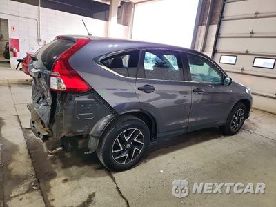 Trzecie zdjęcie samochodu z tyłu: 2016 HONDA CR-V SE VIN:5J6RM4H49GL078094 - miniatura