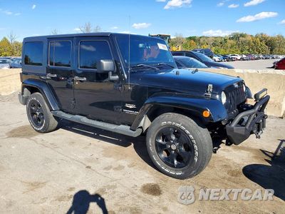 Czwarte zdjęcie samochodu z boku: 2013 JEEP WRANGLER UNLIMITED SAHARA VIN:1C4BJWEG1DL655495 - miniatura