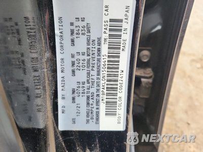 Zdjęcie 12 z 12 samochodu: 2022 MAZDA 3 SELECT VIN:JM1BPAKL0N1506415 - miniatura