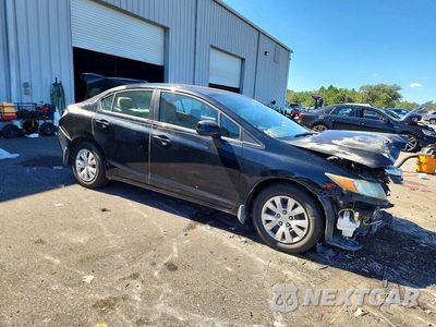 Czwarte zdjęcie samochodu z boku: 2012 HONDA CIVIC LX VIN:19XFB2F53CE018930 - miniatura