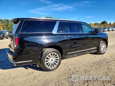 Trzecie zdjęcie samochodu z tyłu: 2022 CADILLAC ESCALADE ESV LUXURY VIN:1GYS4JKL7NR133815 - miniatura