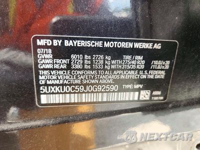 Zdjęcie 14 z 14 samochodu: 2018 BMW X6 SDRIVE35I VIN:5UXKU0C59J0G92590 - miniatura