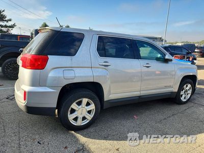 Trzecie zdjęcie samochodu z tyłu: 2016 GMC TERRAIN SLE VIN:2GKALMEK2G6336185 - miniatura