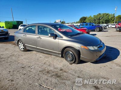 Czwarte zdjęcie samochodu z boku: 2008 HONDA CIVIC LX VIN:1HGFA16578L041379 - miniatura