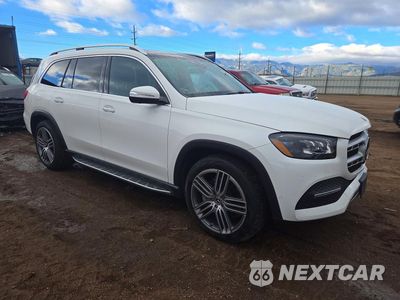 Czwarte zdjęcie samochodu z boku: 2022 MERCEDES-BENZ GLS 450 4MATIC VIN:4JGFF5KE6NA626597 - miniatura