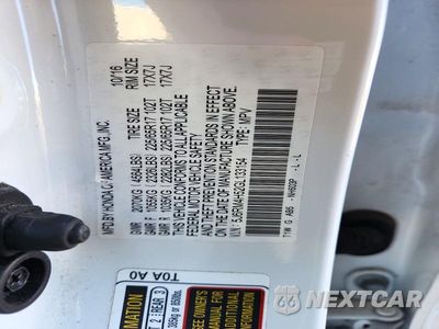 Zdjęcie 12 z 12 samochodu: 2016 HONDA CR-V EX VIN:5J6RM4H52GL133154 - miniatura