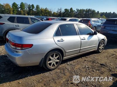 Trzecie zdjęcie samochodu z tyłu: 2003 HONDA ACCORD EX VIN:1HGCM66833A091184 - miniatura