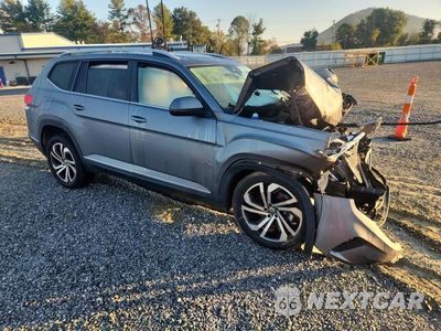 Czwarte zdjęcie samochodu z boku: 2022 VOLKSWAGEN ATLAS SEL VIN:1V2BP2CA3NC503899 - miniatura