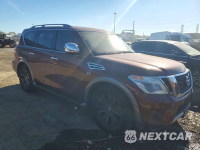 Czwarte zdjęcie samochodu z boku: 2017 NISSAN ARMADA PLATINUM VIN:JN8AY2NEXH9700617 - miniatura