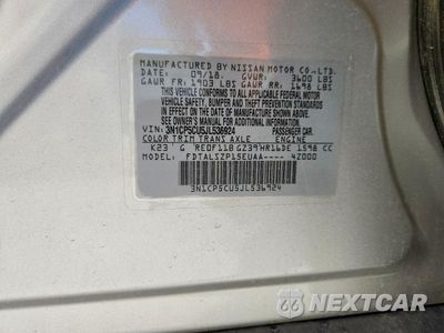 Zdjęcie 13 z 13 samochodu: 2018 NISSAN KICKS SV VIN:3N1CP5CU5JL536924 - miniatura