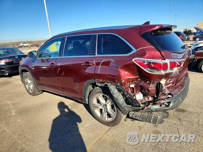 Drugie zdjęcie samochodu z przodu: 2016 TOYOTA HIGHLANDER LIMITED PLATINUM VIN:5TDDKRFH8GS342817 - miniatura