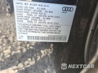 Zdjęcie 13 z 13 samochodu: 2014 AUDI Q7 PREMIUM PLUS VIN:WA1LMAFE5ED017767 - miniatura