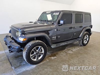 2018 JEEP WRANGLER UNLIMITED SAHARA 1C4HJXEG2JW323527 - główne zdjęcie licytacji z USA - miniatura