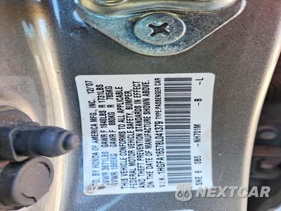 Zdjęcie 12 z 12 samochodu: 2008 HONDA CIVIC LX VIN:1HGFA16578L041379 - miniatura