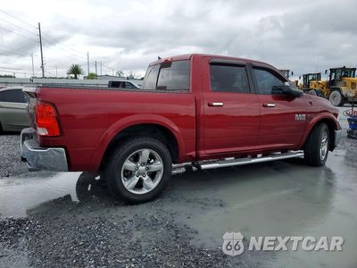 Trzecie zdjęcie samochodu z tyłu: 2014 RAM 1500 SLT VIN:1C6RR6LM6ES314575 - miniatura