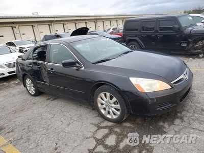 Czwarte zdjęcie samochodu z boku: 2007 HONDA ACCORD EX VIN:1HGCM66517A106129 - miniatura