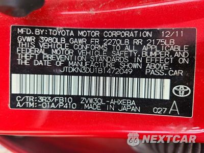 Zdjęcie 12 z 12 samochodu: 2011 TOYOTA PRIUS TWO VIN:JTDKN3DU1B1472049 - miniatura