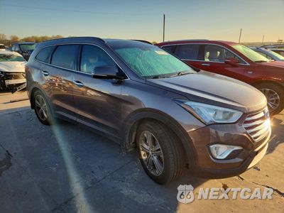 Czwarte zdjęcie samochodu z boku: 2015 HYUNDAI SANTA FE LIMITED VIN:KM8SR4HF9FU122612 - miniatura