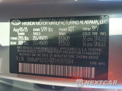 Zdjęcie 13 z 13 samochodu: 2026 HYUNDAI SANTA FE CALLIGRAPHY VIN:5NMP5DG11TH081584 - miniatura