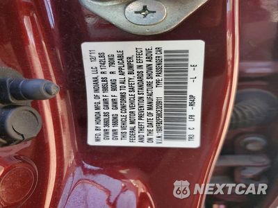 Zdjęcie 12 z 12 samochodu: 2012 HONDA CIVIC LX VIN:19XFB2F58CE320911 - miniatura