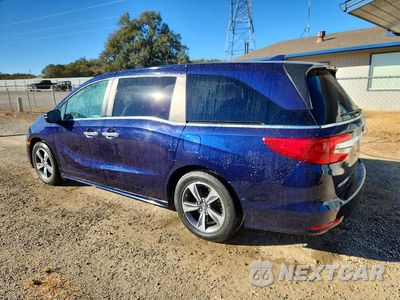 Drugie zdjęcie samochodu z przodu: 2019 HONDA ODYSSEY TOURING VIN:5FNRL6H85KB100658 - miniatura