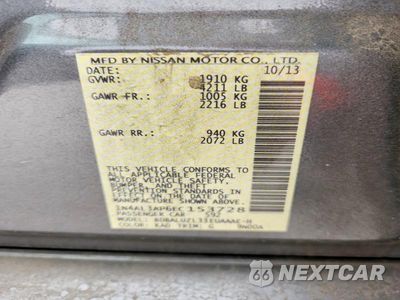 Zdjęcie 13 z 13 samochodu: 2014 NISSAN ALTIMA 2.5 SV VIN:1N4AL3AP6EC153728 - miniatura