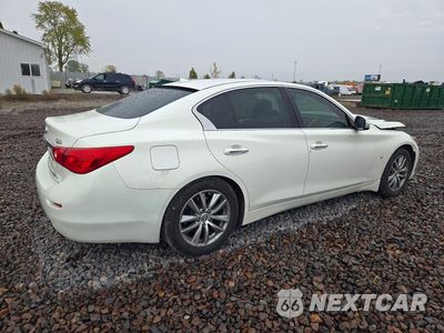 Trzecie zdjęcie samochodu z tyłu: 2015 INFINITI Q50 PREMIUM VIN:JN1BV7AR1FM408463 - miniatura