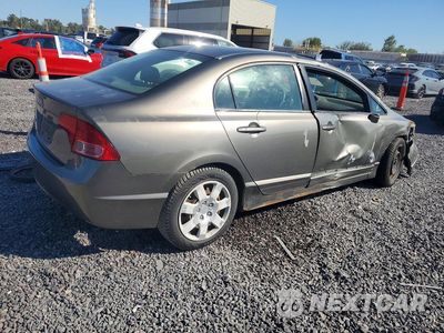 Trzecie zdjęcie samochodu z tyłu: 2006 HONDA CIVIC LX VIN:1HGFA16556L135841 - miniatura