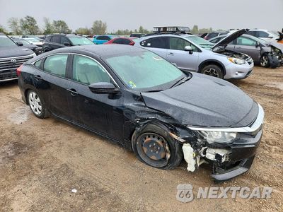 Czwarte zdjęcie samochodu z boku: 2017 HONDA CIVIC LX VIN:19XFC2F57HE067813 - miniatura