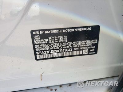 Zdjęcie 12 z 12 samochodu: 2024 BMW 760 XI VIN:WBA33EJ0XRCR41643 - miniatura
