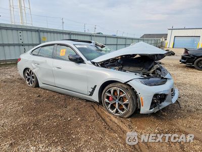 Czwarte zdjęcie samochodu z boku: 2024 BMW I4 M50 VIN:WBY33AW06RFT10356 - miniatura