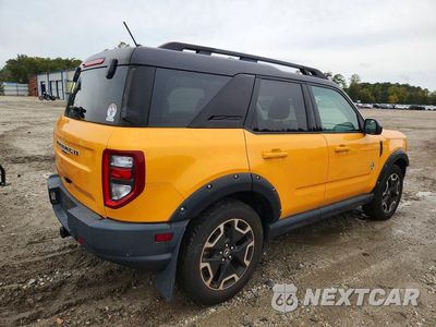 Trzecie zdjęcie samochodu z tyłu: 2022 FORD BRONCO SPORT VIN:3FMCR9C6XNRD33980 - miniatura