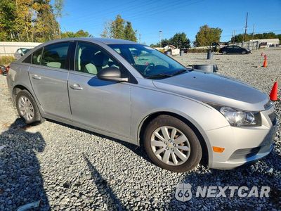 Czwarte zdjęcie samochodu z boku: 2011 CHEVROLET CRUZE LS VIN:1G1PC5SH9B7211979 - miniatura