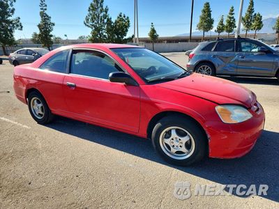 Czwarte zdjęcie samochodu z boku: 2001 HONDA CIVIC LX VIN:1HGEM22581L077487 - miniatura