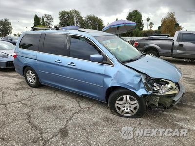 Czwarte zdjęcie samochodu z boku: 2007 HONDA ODYSSEY EXL VIN:5FNRL387X7B075639 - miniatura