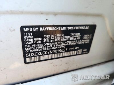 Zdjęcie 13 z 13 samochodu: 2022 BMW X7 M50I VIN:5UXCX6C07N9K19627 - miniatura