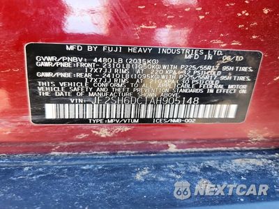 Zdjęcie 13 z 13 samochodu: 2010 SUBARU FORESTER 2.5X LIMITED VIN:JF2SH6DC1AH905148 - miniatura